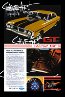 Ford Falcon XY GT Wall Art Poster