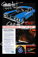 Ford Falcon XY GT Wall Art Poster