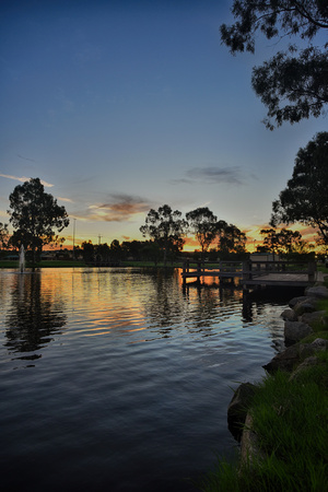 Lake Laurie Daley sunset