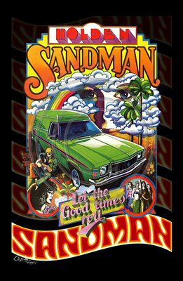 Holden Sandman wall art poster